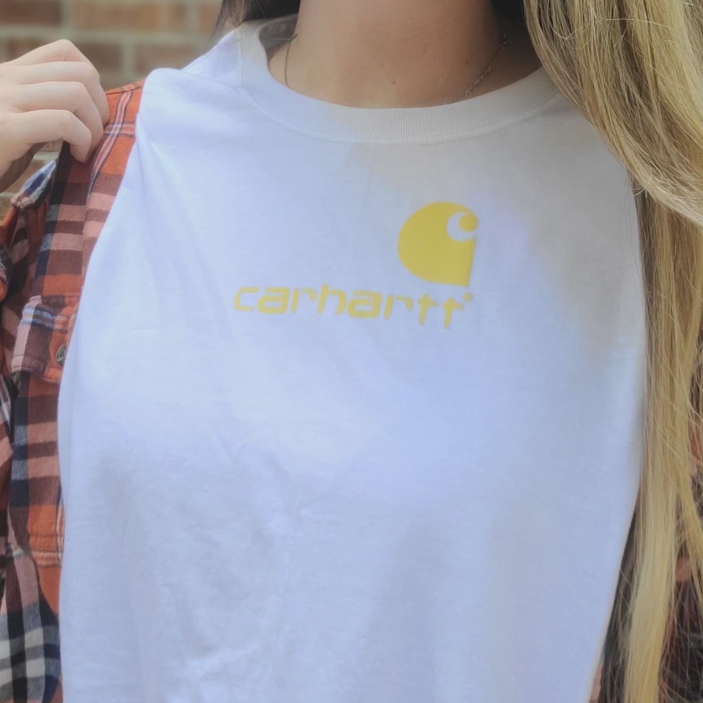 Carhartt flannel tee