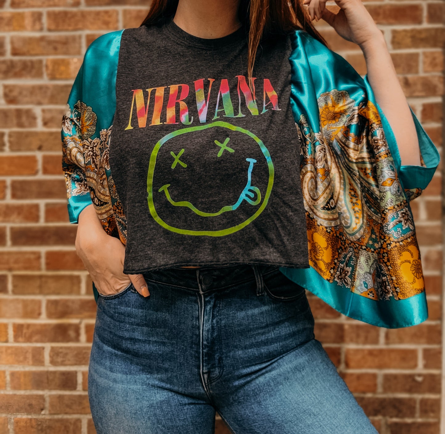 Nirvana boho tee