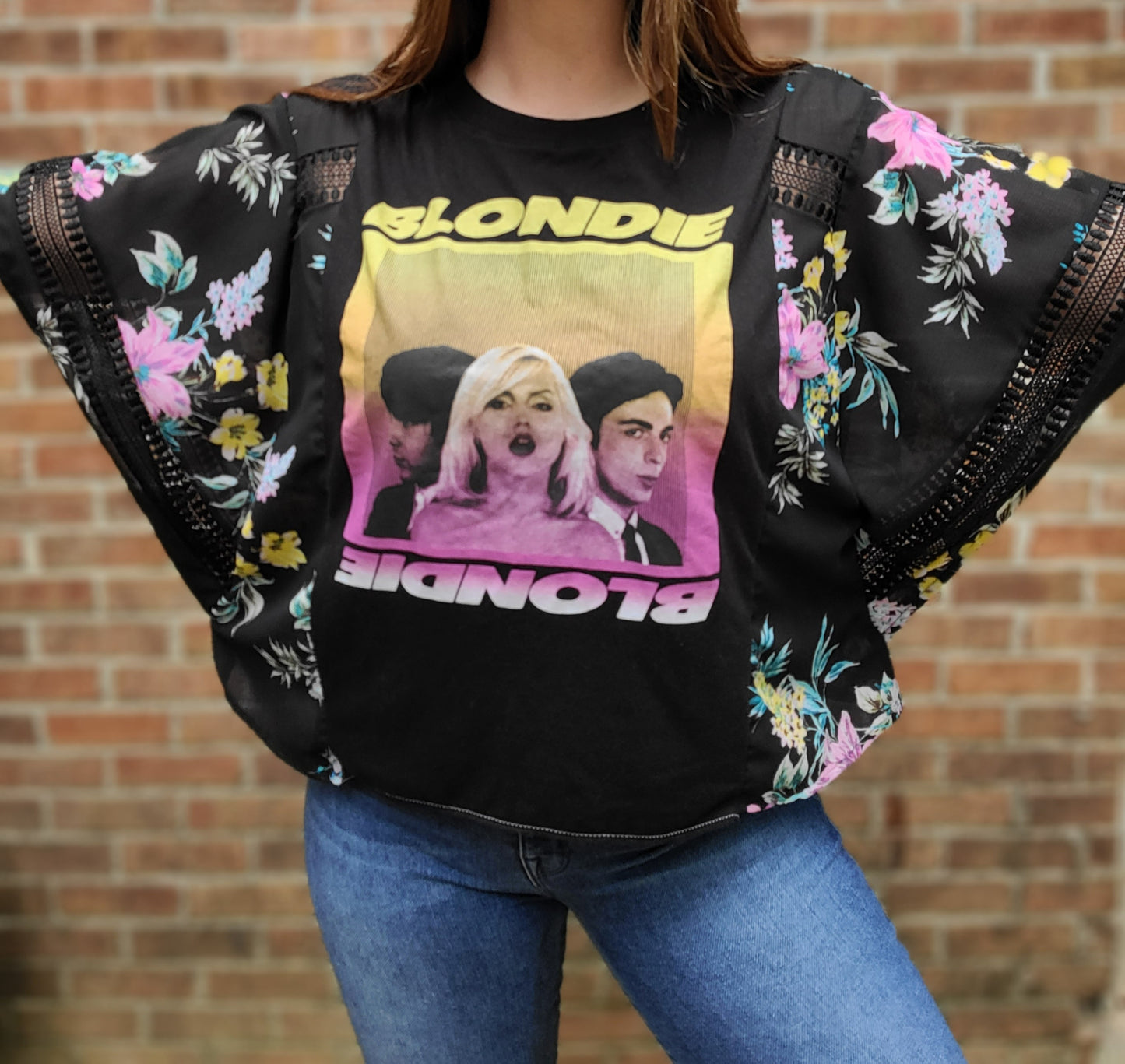 Blondie boho floral tee