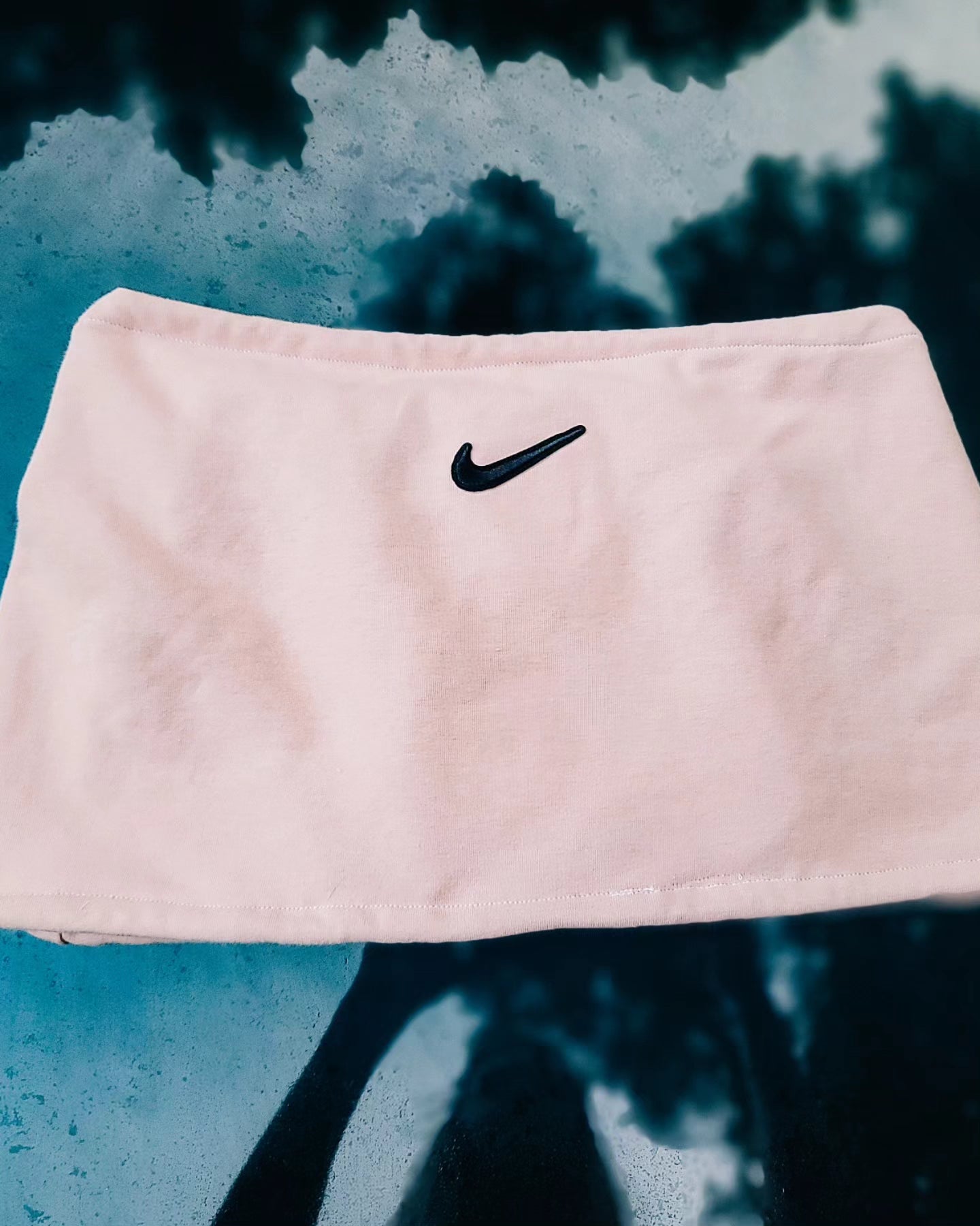 Peach Nike adjustable bandeau top