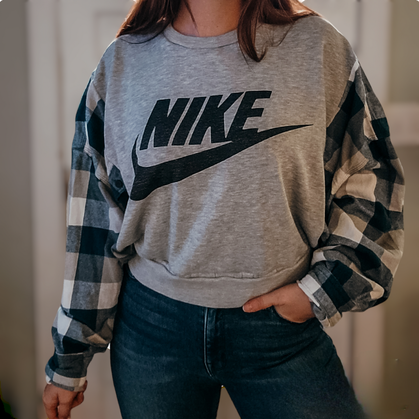 Nike crewneck flannel