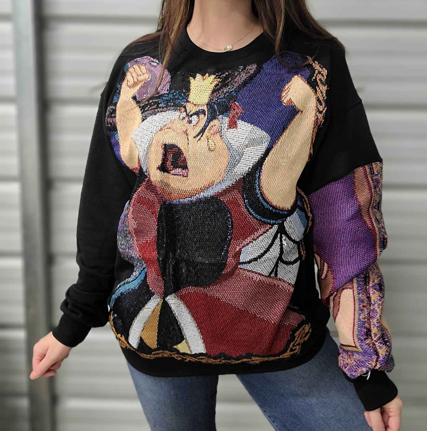 ❤️ Queen of Hearts tapestry crewneck