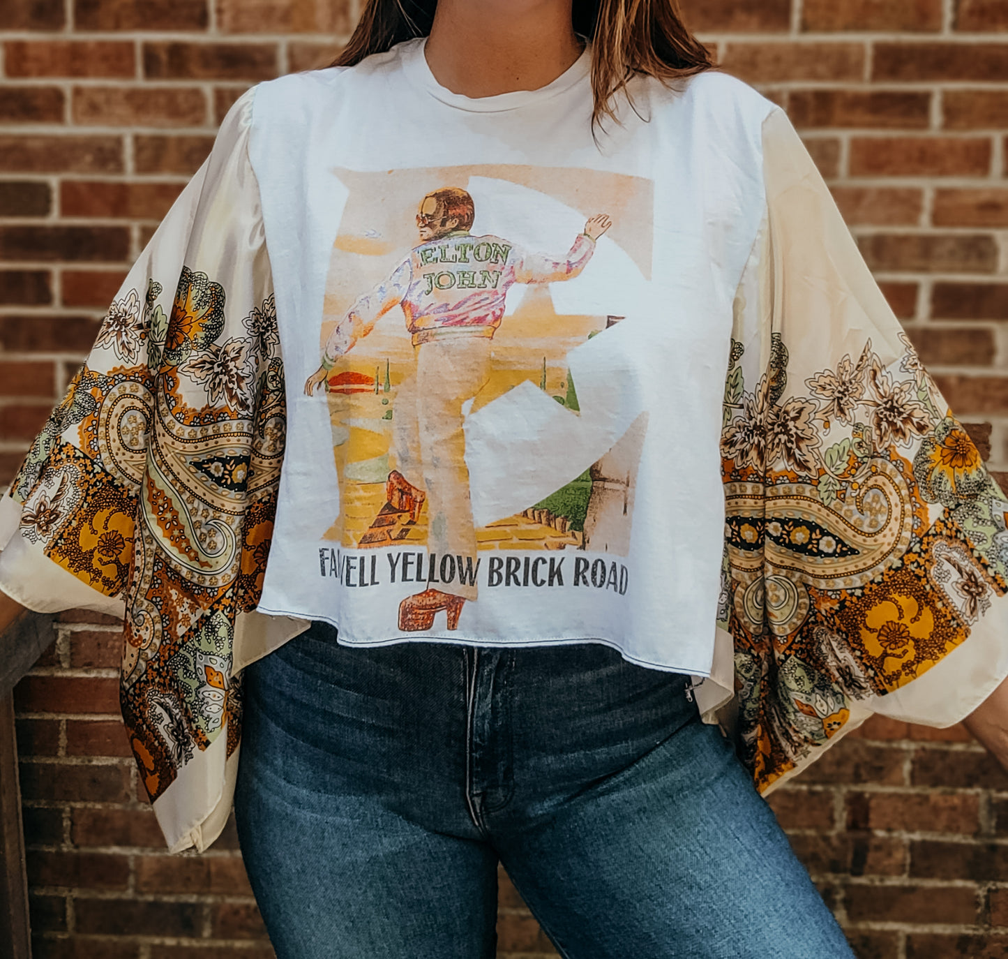 Elton John boho tee