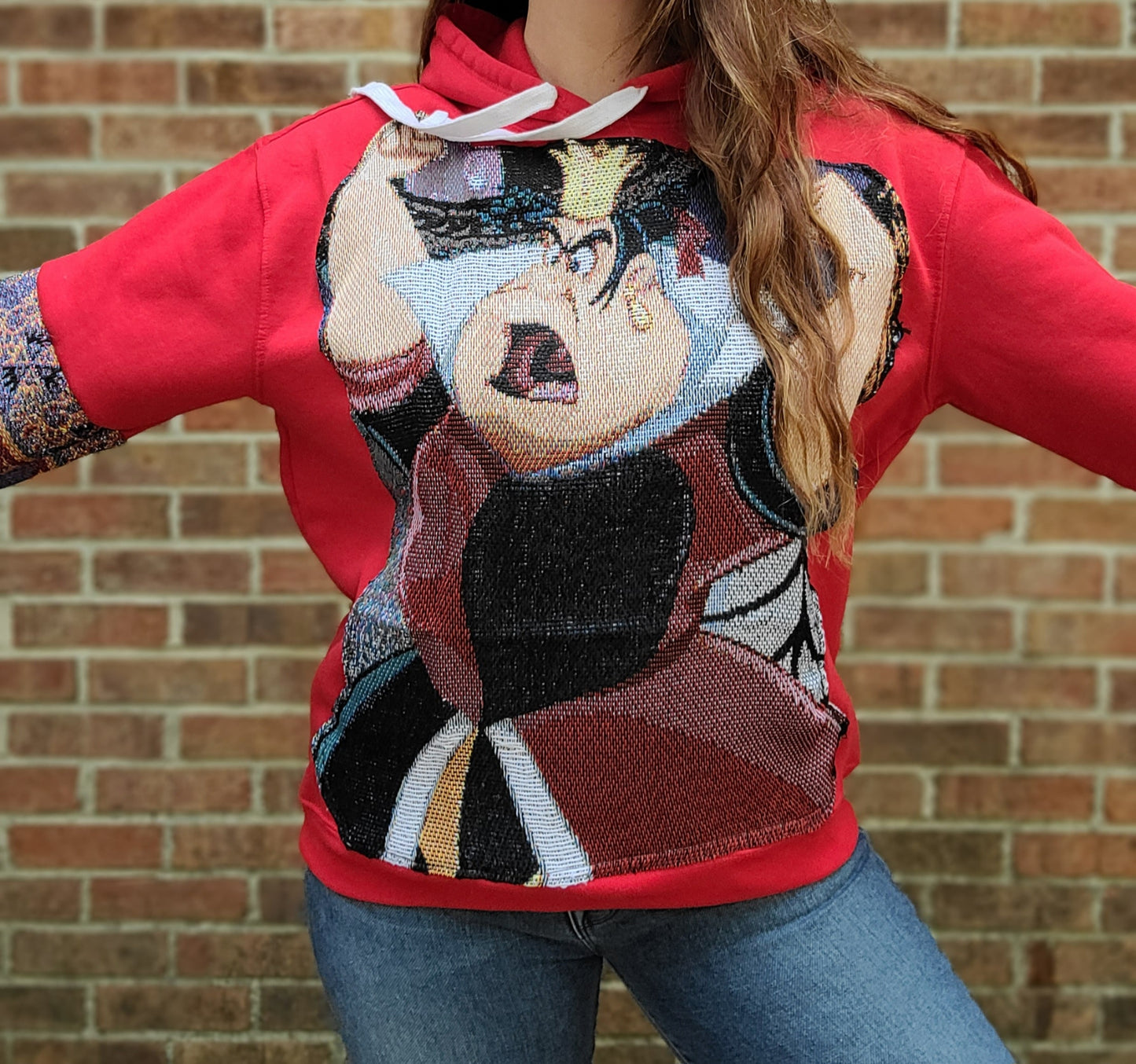 Disney Villain Queen of Hearts tapestry hoodie