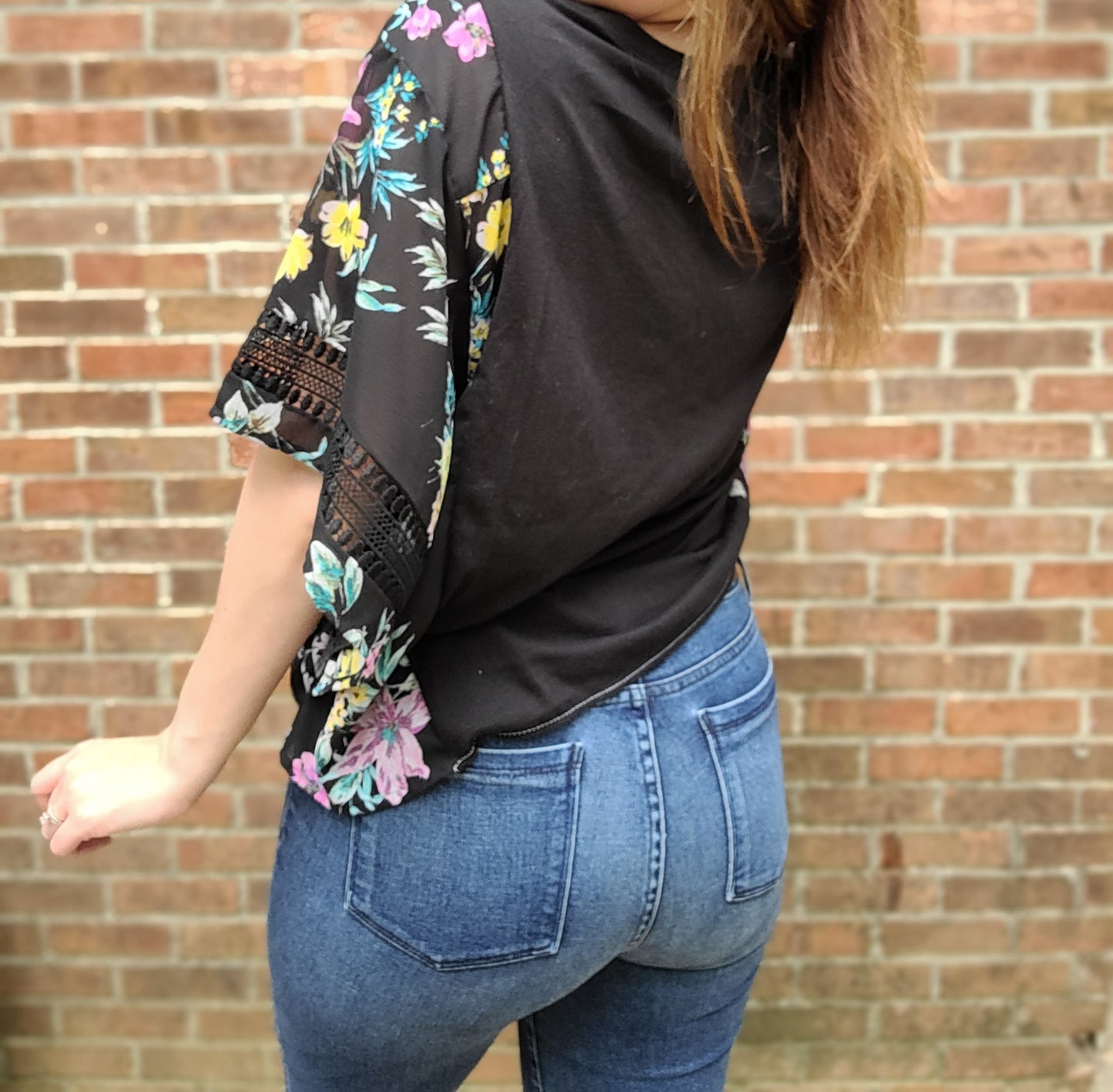 Blondie boho floral tee