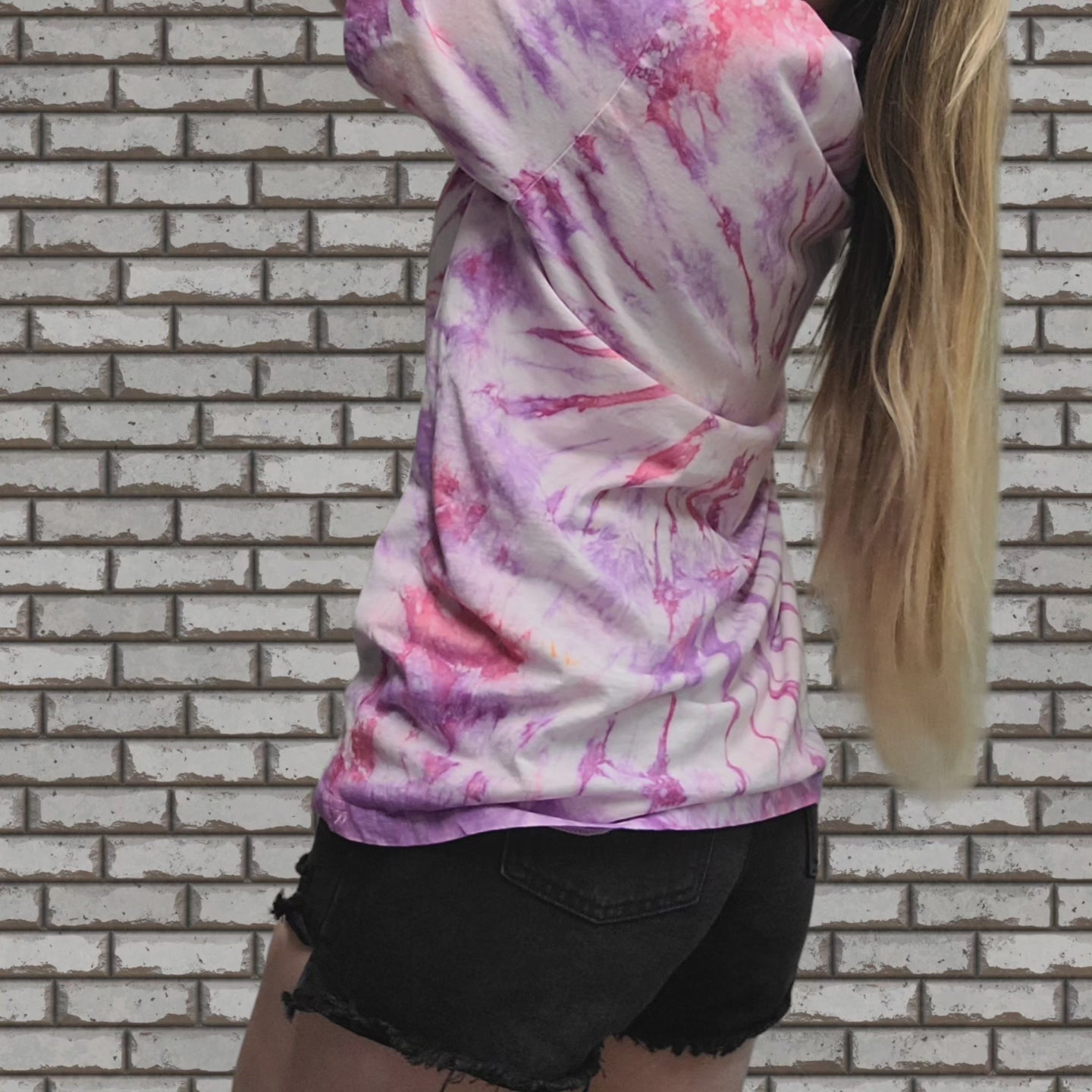 Custom tie dye tee