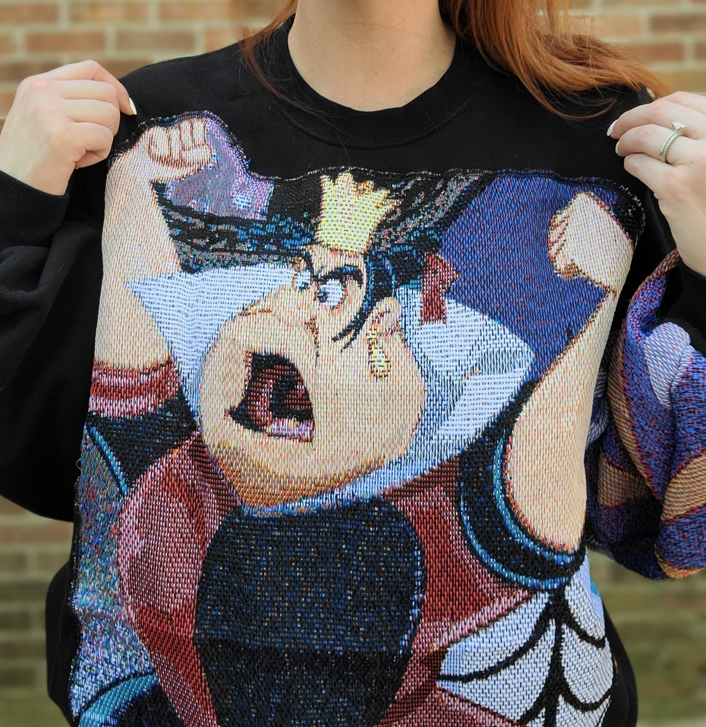 ❤️ Queen of Hearts tapestry crewneck