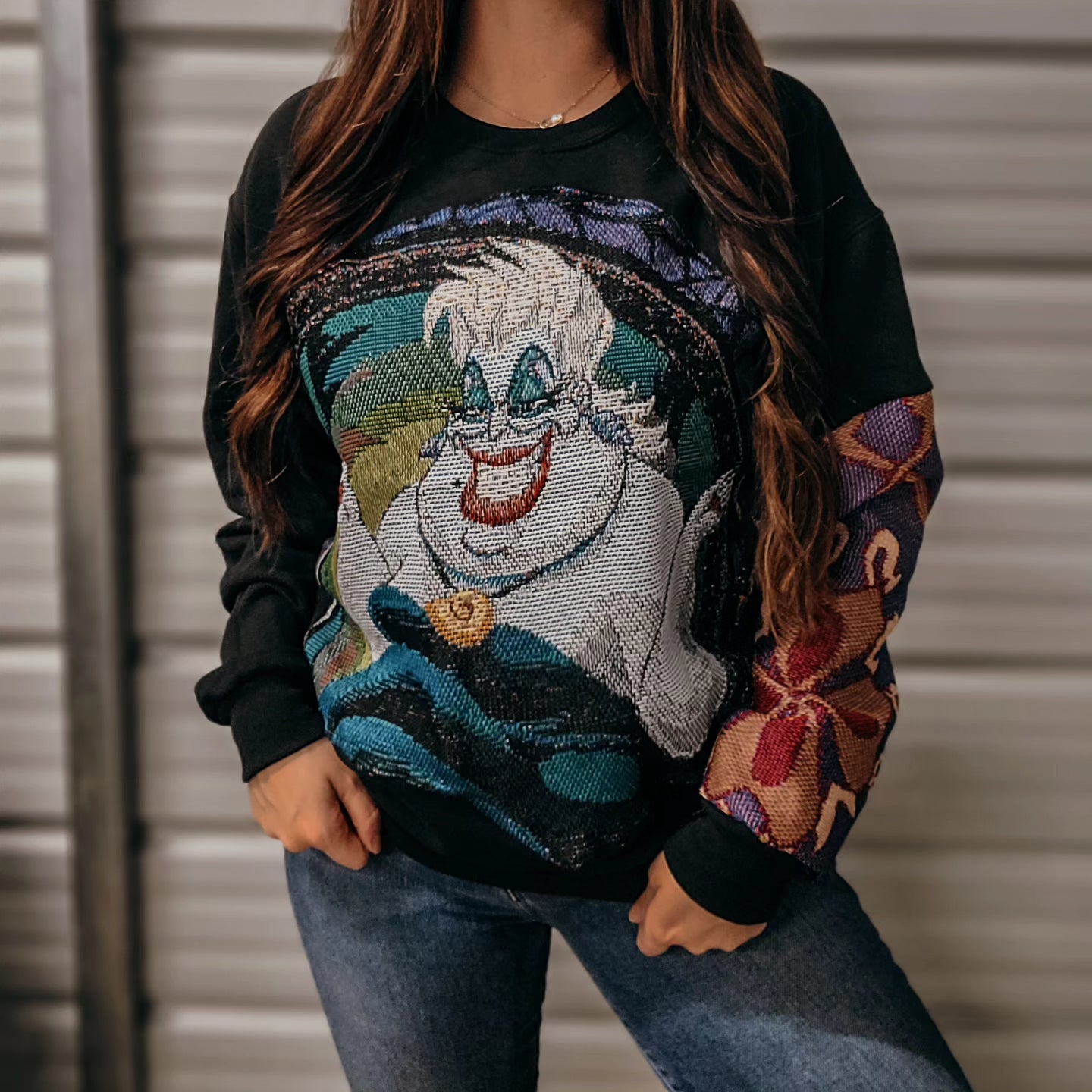 🐙 Ursula tapestry crewneck