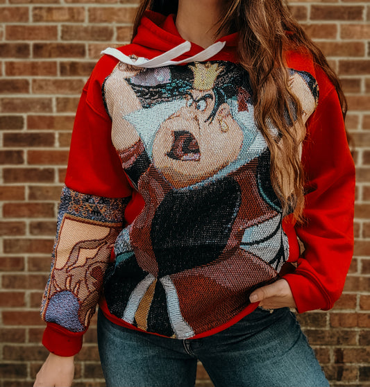 Disney Villain Queen of Hearts tapestry hoodie