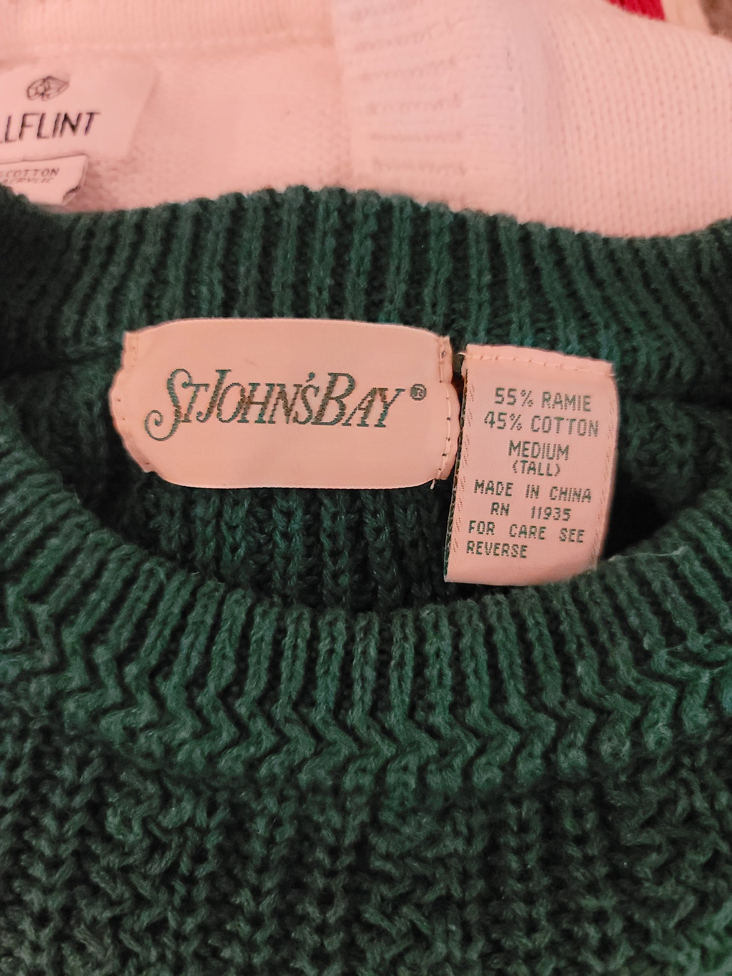 Vintage chunky knit sweater