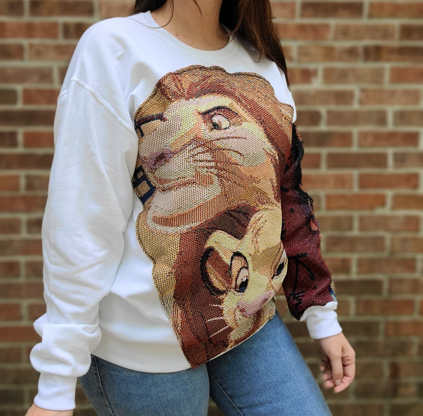 🦁 The Lion King tapestry crewneck