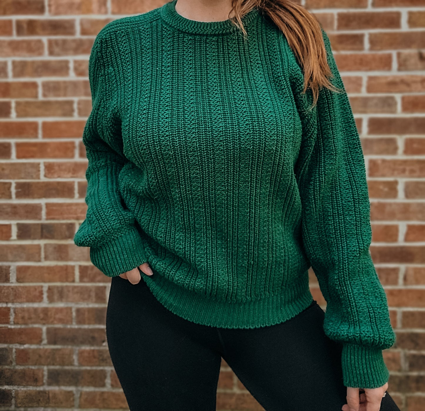 Vintage chunky knit sweater