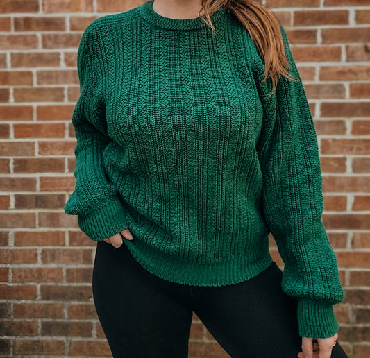 Vintage chunky knit sweater