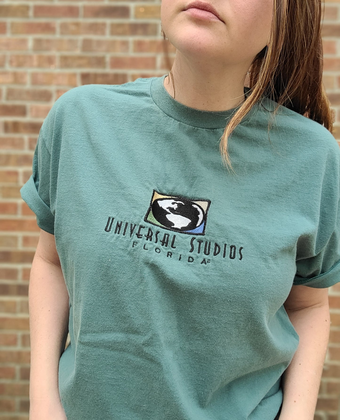 Vintage Universal Studios Orlando embroidered tee XL