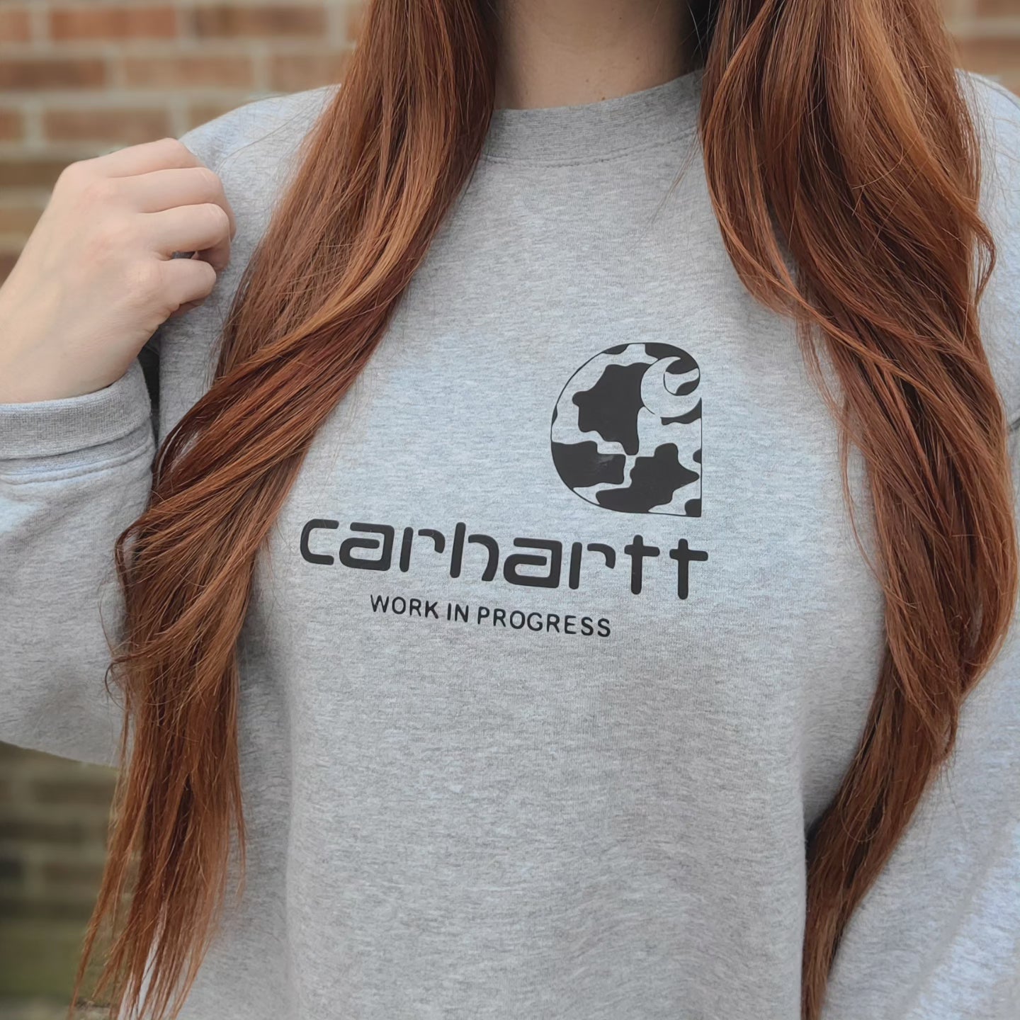 Crewneck with carhartt logo