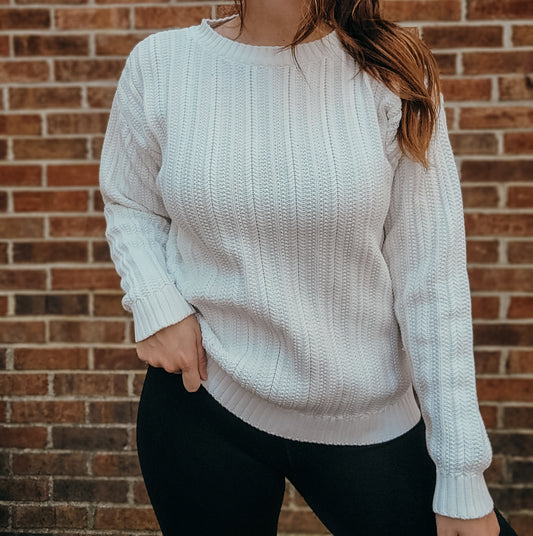 Vintage chunky knit sweater