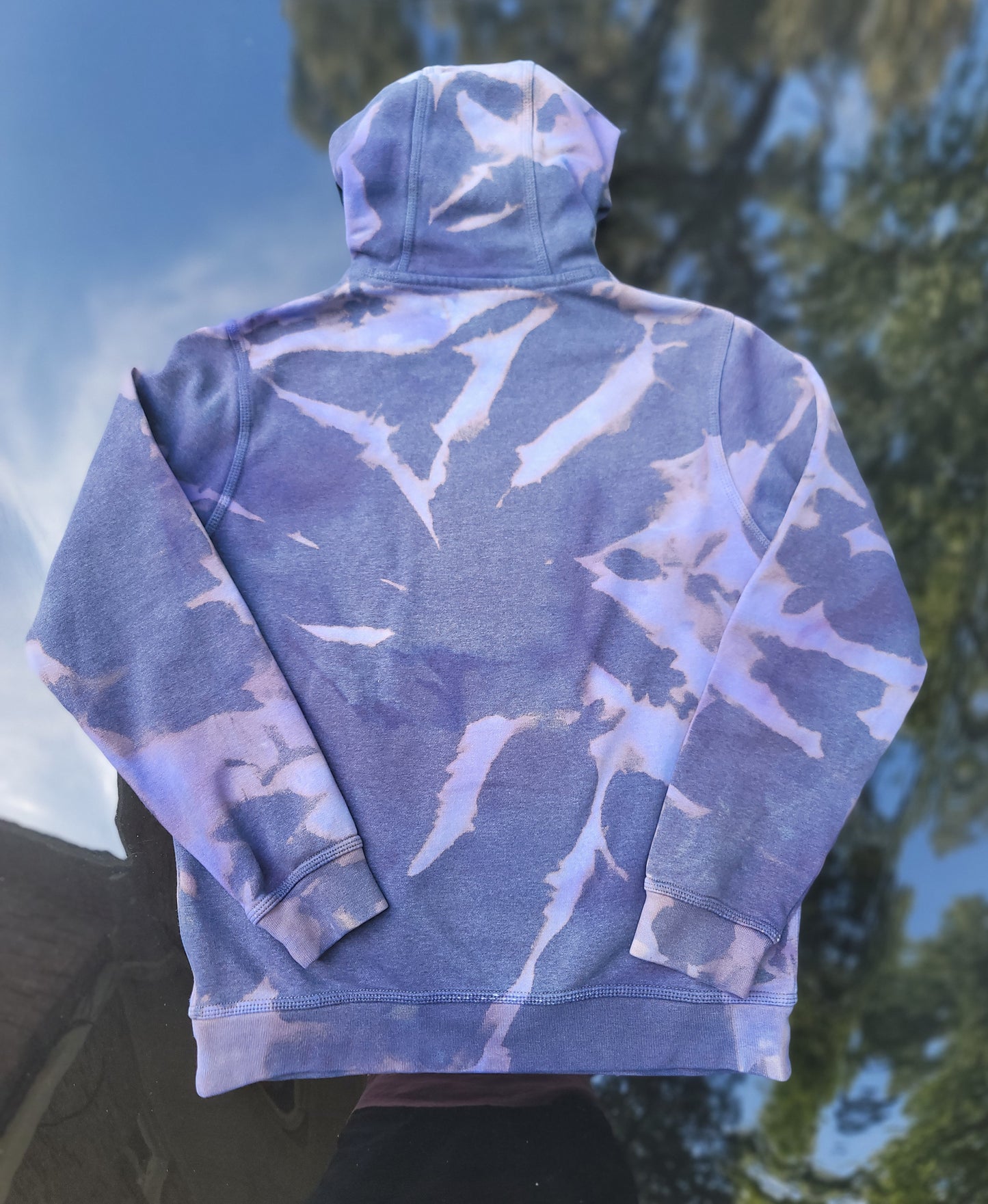 Reverse dyed Nike Hoodie