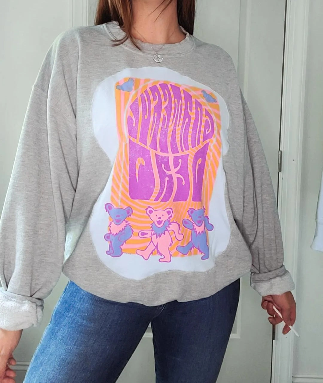 Grateful Dead cutout vintage crewneck