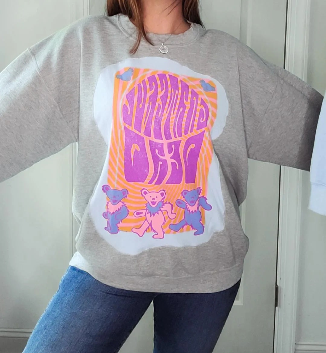 Grateful Dead cutout vintage crewneck