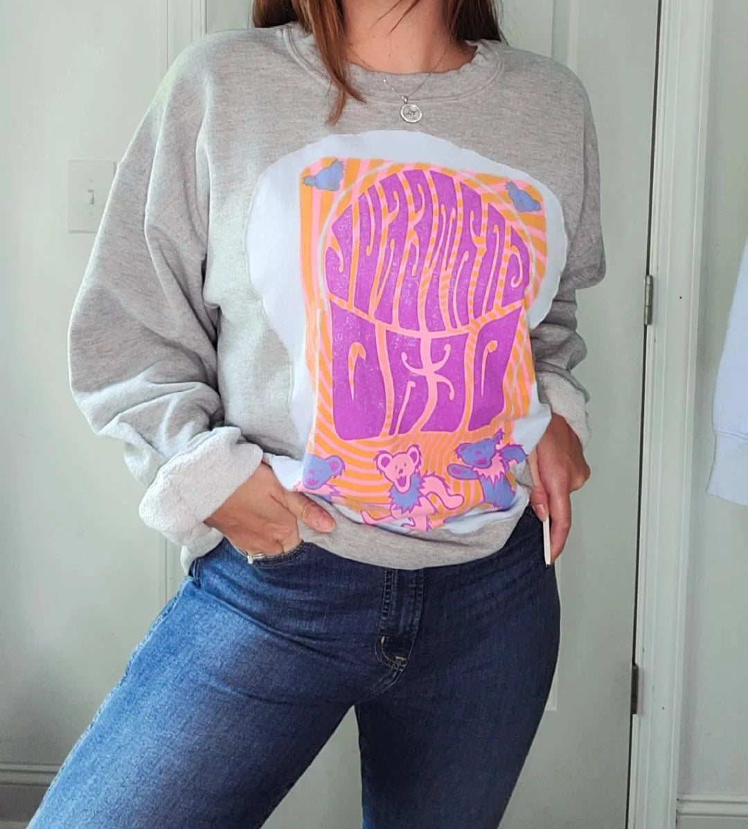 Grateful Dead cutout vintage crewneck