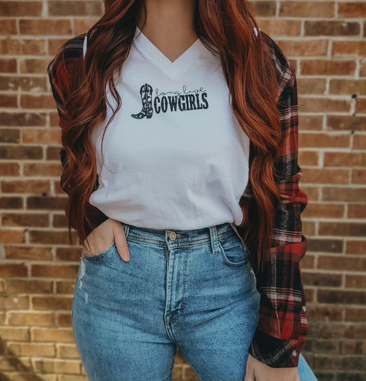 Morgan Wallen Cowgirls flannel tee