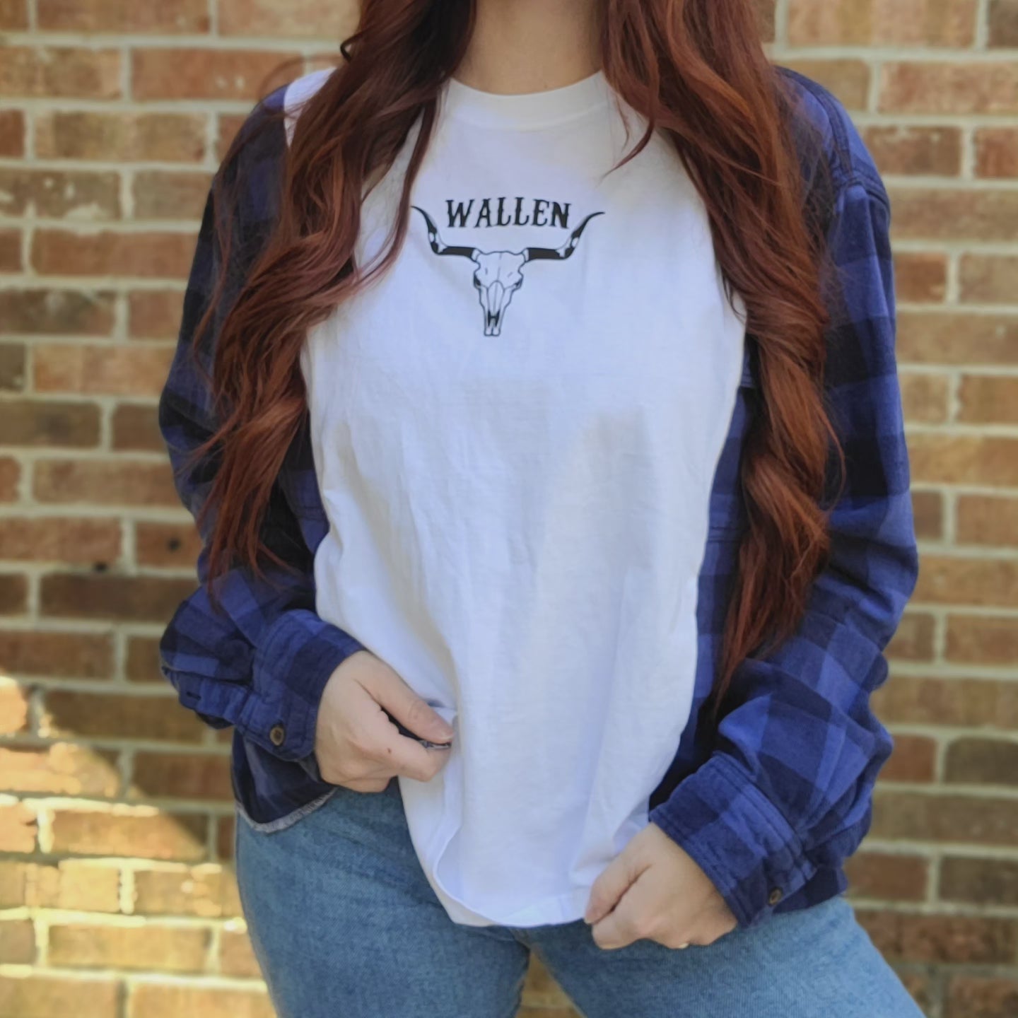 Morgan Wallen flannel tee