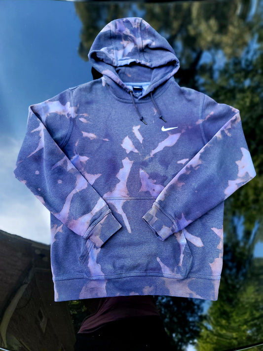 Reverse dyed Nike Hoodie