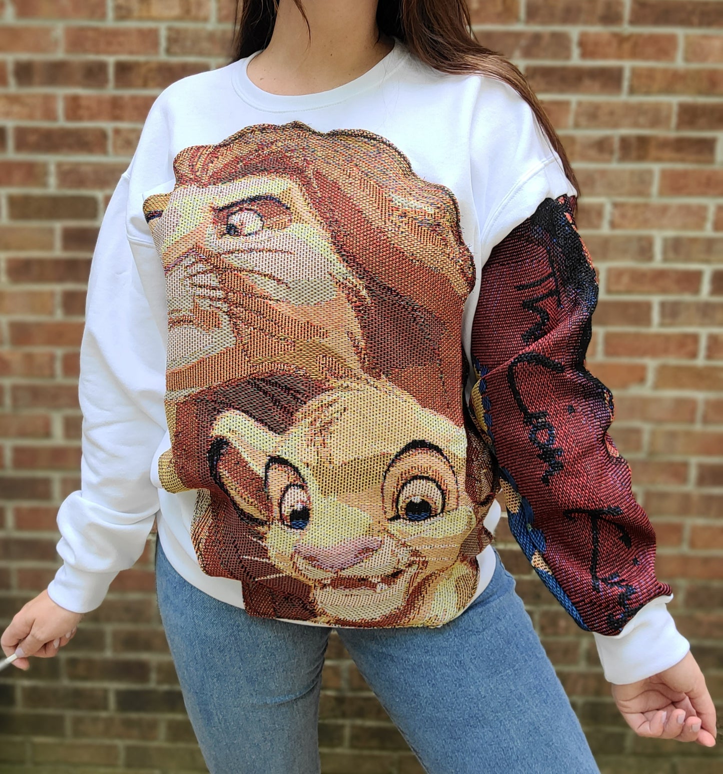 🦁 The Lion King tapestry crewneck