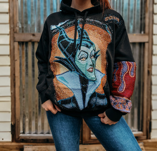 🖤 Maleficent tapestry hoodie