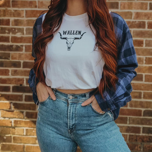 Morgan Wallen flannel tee