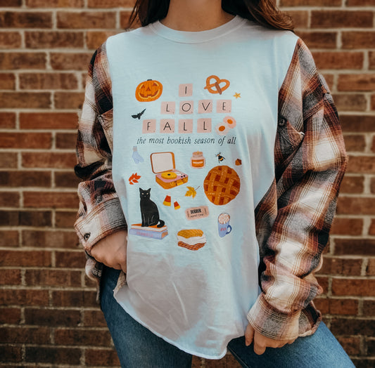 Fall favorites flannel tee