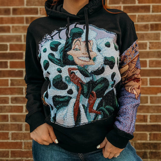 🖤 Cruella tapestry hoodie