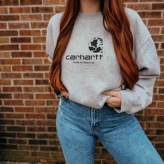 Crewneck with carhartt logo