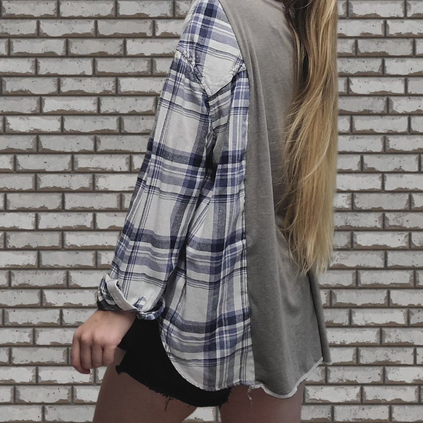 Levi's flannel tee