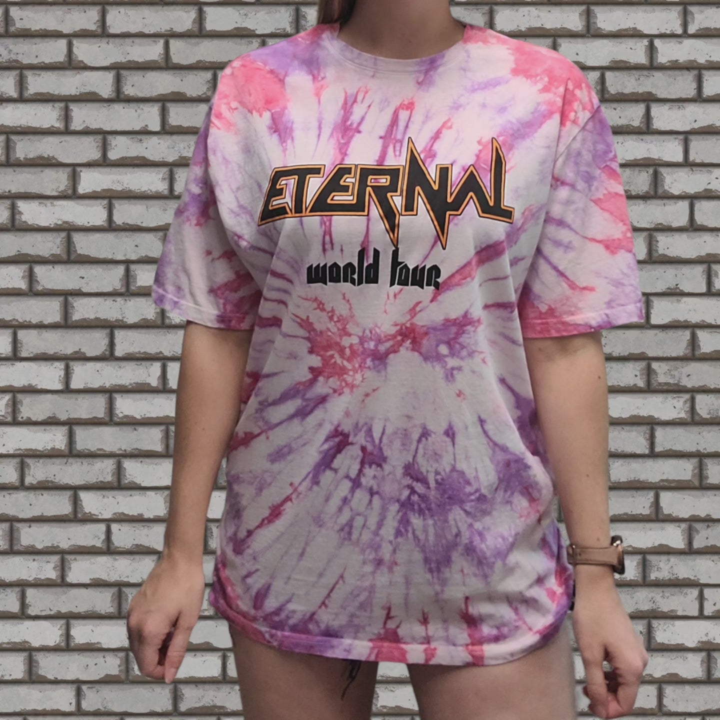 Custom tie dye tee